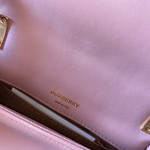 Borsa mini lola burberry dusty pink interno 