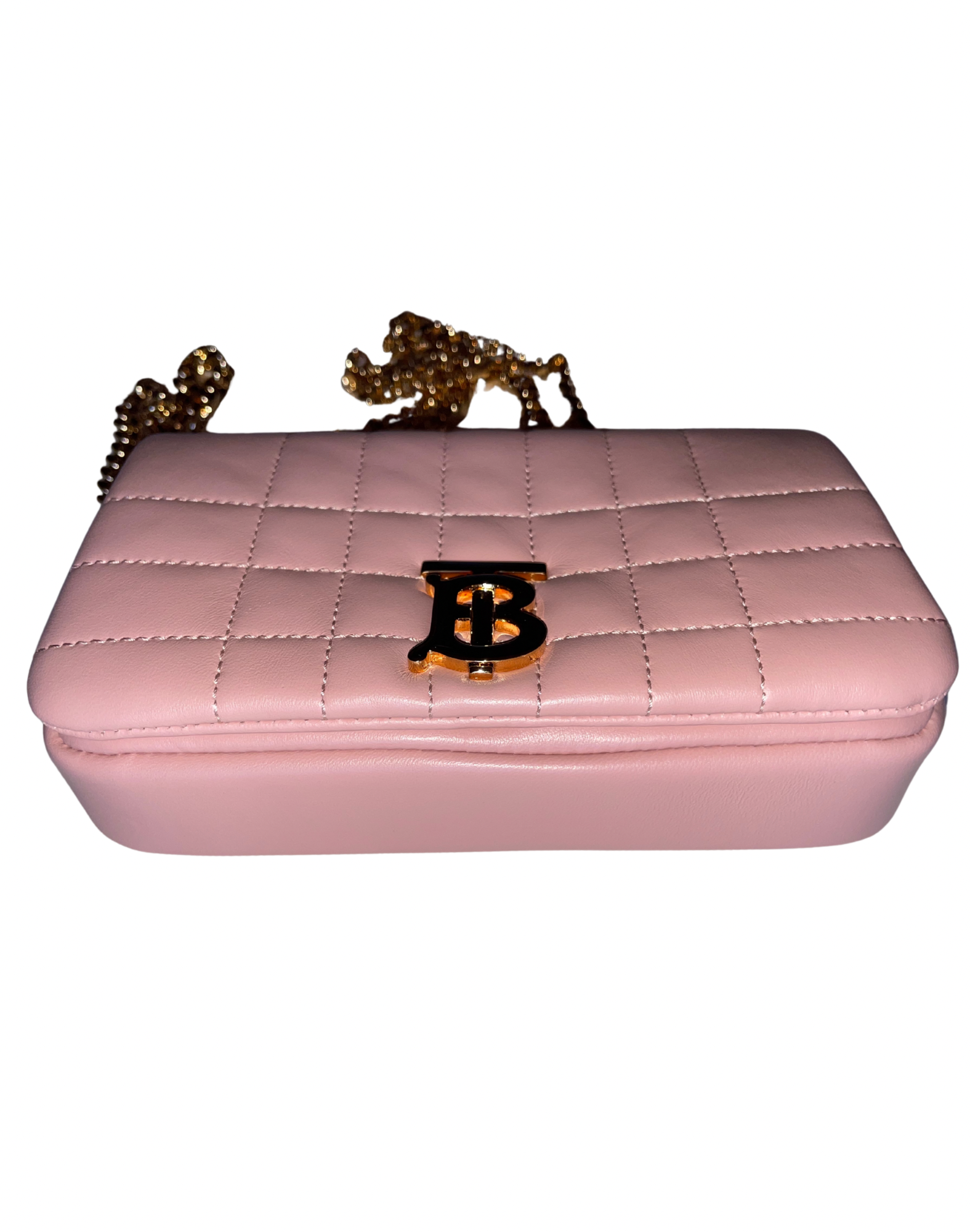 Borsa mini lola burberry dusty pink angoli