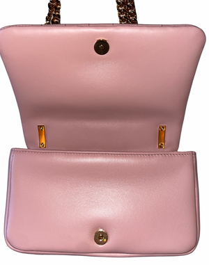 Borsa mini lola burberry dusty pink interno